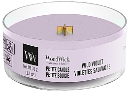 Fragrances, Perfumes, Cosmetics Scented Candle in Glass - Woodwick Petite Candle Wild Violet 