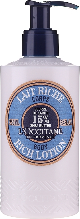 Nourishing Body Lotion "Shea" - L'occitane 15% Shea Butter Rich Lotion — photo N1