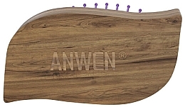 Wooden Mini Hair Brush - Anwen — photo N2