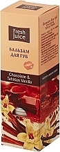 Fragrances, Perfumes, Cosmetics Lip Balm - Fresh Juice Chocolate and Tahitian Vanila