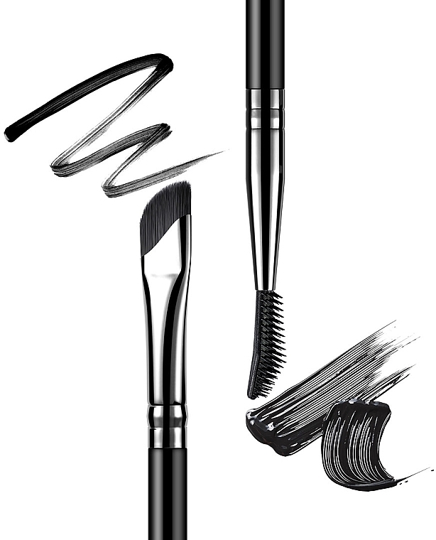 メイクブラシ D109 - Eigshow Beauty Duo Eyebrow Brush — photo N2