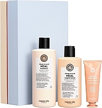 Set - Maria Nila Head & Hair Heal (shampoo/350 ml + cond/300 ml + mask/50 ml) — photo N1