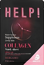 Collagen Face Mask - Bergamo HELP! Mask — photo N1