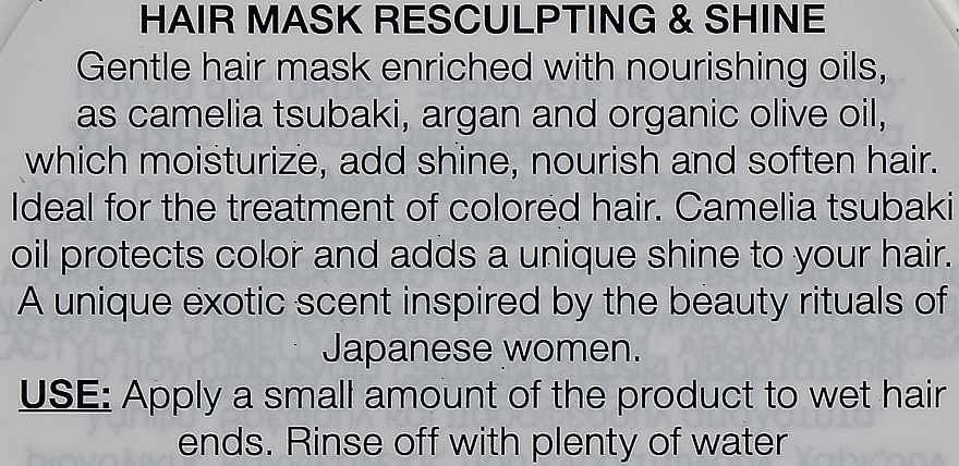 Nourishing Argan Oil Hair Mask "Reconstruction. Shine Ritual" - BIOselect Naturals Hair Mask — photo N4