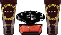 Versace Crystal Noir - Set (edt/50ml + b/l/50ml + sh/gel /50ml) — photo N2