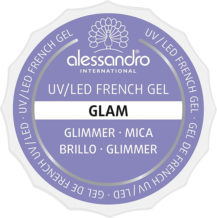 Nail Gel - Alessandro International French Gel White Glam — photo N6