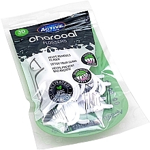 GIFT! Charcoal Flossers - Beauty Formulas Active Oral Care Charcoal Flossers — photo N1