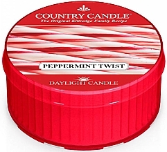 Fragrances, Perfumes, Cosmetics Tea Candle 'Peppermint Twist' - Country Candle Peppermint Twist Daylight