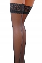 Fragrances, Perfumes, Cosmetics Stockings with Seam ST022, 17 Den, grafit - Passion