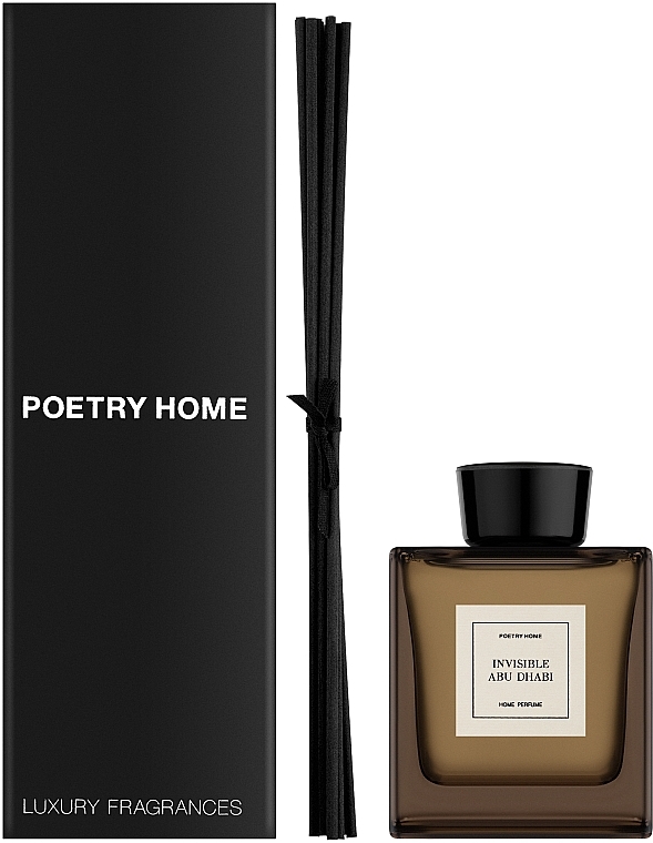 Poetry Home Invisible Abu Dhabi Black Square Collection - Perfumed diffuser — photo N2