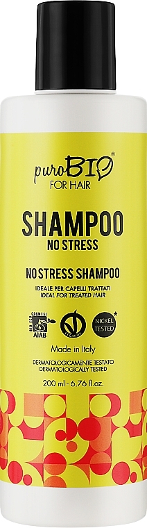 Shampoo - puroBIO Cosmetics For Hair No Stress Shampoo — photo N1