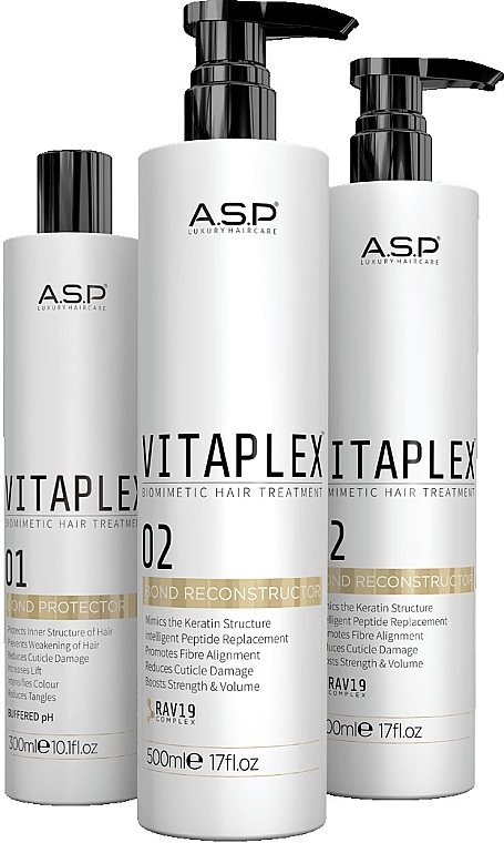 Set - Affinage Salon Professional Vitaplex Professional Set (concentrate/300ml + concentrate/2x500ml) — photo N1