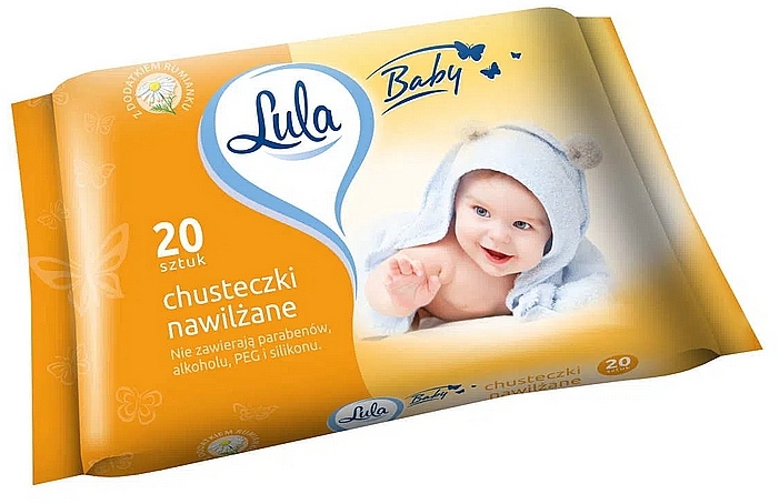 Moisturizing Chamomile Baby Wipes - Lula Baby — photo N1