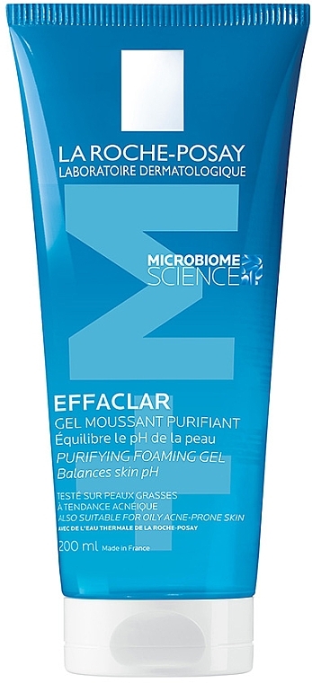 Cleansing Gel Mousse for Oily and Problem Skin - La Roche-Posay Effaclar Gel Moussant Purifiant — photo N2