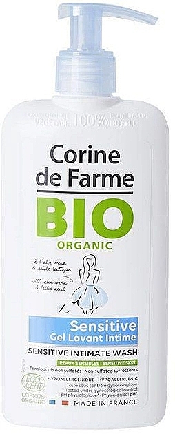 Intimate Hygiene Sensitive Skin - Corine De Farme Bio Organic Sensitive Intimate Wash — photo N1