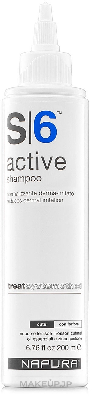 Anti-Dandruff Shampoo for Irritated Scalp - Napura S6 Active Shampoo — photo 200 ml