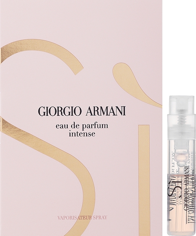 GIFT! Giorgio Armani Si Intense - Intense Eau de Parfum (sample) — photo N2