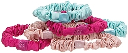 Satin Scrunchie Set, 6 pcs - Chit Chat Satin Scrunchies 6 Pack — photo N2