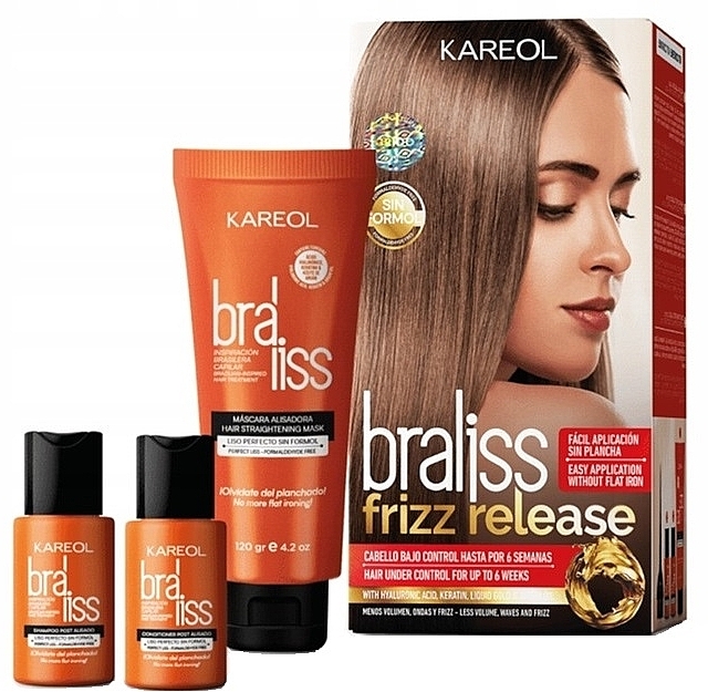 Hair Straightening Set - Kareol Braliss Frizz Release Kit	 — photo N1