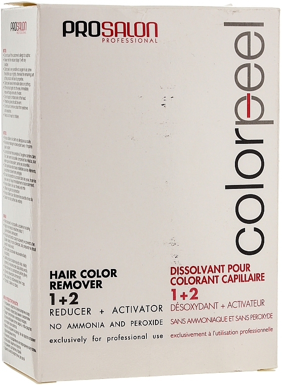 Permanent Hair Color Remover - Prosalon Color Peel Hair Remover — photo N5