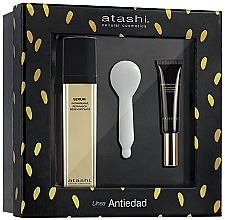 Fragrances, Perfumes, Cosmetics Set - Atashi Antiedad Set (f/ser/50 ml + f/cr/15 ml + massager/1 psc)