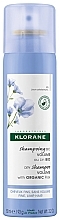 Dry Shampoo with Linen for Thin Skin - Klorane Volume Fine Hair With Organic Flax — photo N1