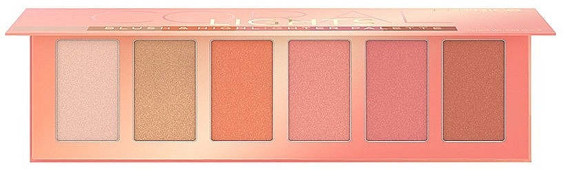 Blush & Highlighter Palette - Catrice Coral Lights Blush & Highlighter Palette — photo N2