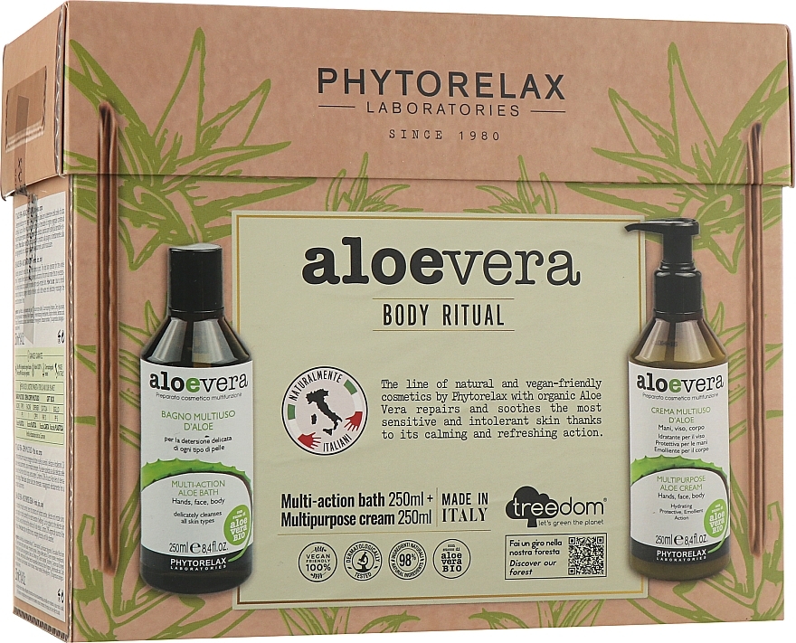 Set - Phytorelax Laboratories Aloe Vera Body Ritual Cocco — photo N2