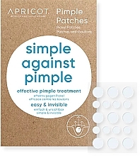 Fragrances, Perfumes, Cosmetics Anti-Acne Patch - Apricot Simple Against Pimple Patches