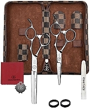 Fragrances, Perfumes, Cosmetics 5.0'  Right-Handed Scissors Set, European Version - Olivia Garden SilkCut Pro Set EUR RH