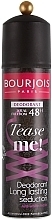 Fragrances, Perfumes, Cosmetics Body Deodorant Spray - Bourjois Deodorant Tease Me Anti-White marks 48h