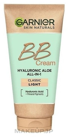 BB Cream for All Skin Types - Garnier Hyaluronic Aloe BB All-In-1 Cream  — photo Light