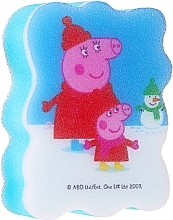 Fragrances, Perfumes, Cosmetics Kids Peppa Pig Bath Sponge, winter, blue - Suavipiel