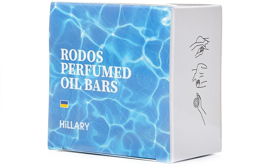 Solid Perfumed Body Oil - Hillary Perfumed Oil Bars Rodos — photo N2