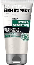 Fragrances, Perfumes, Cosmetics Facial Cleansing Gel - L'Oreal Men Expert Hydra Sensitive Cleansing Foaming Gel