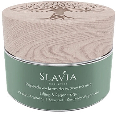 Peptide Night Face Cream - Slavia Cosmetics — photo N1