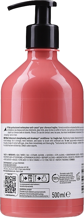 Strengthening Hair Conditioner - L'Oreal Professionnel Inforcer Strengthening Anti-Breakage Conditioner — photo N5