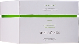 Fragrances, Perfumes, Cosmetics Scented Candle "Inspire", 3-wick - AromaWorks Harmony Candle 3-wick