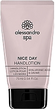 Fragrances, Perfumes, Cosmetics Moisturizing Hand Lotion - Alessandro International Spa Nice Day Hand Lotion