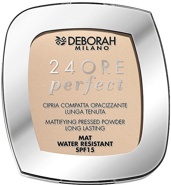 Face Powder - Deborah Fondotinta 24 Ore Perfect SPF15 Compact Powder — photo N1