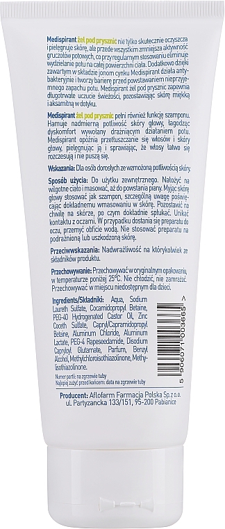 Shower Gel - Medispirant Shower Gel + Shampoo Antiperspirant — photo N2