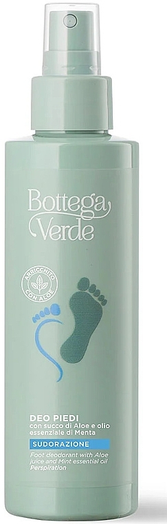 Foot Deodorant with Aloe & Mint Oil - Verde Foot Deo — photo N1