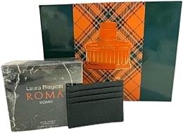 Laura Biagiotti Roma Uomo - Set (edt/125ml + card/holder/1pc) (75 ml) — photo N1