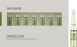 Mattifying Face Ampoules for Enlarged Pores - Skeyndor Uniqcure Mattifying Pore Refiner Concentrate — photo N1