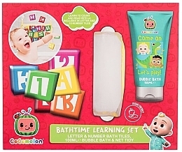 Set - Cocomelon Bathtime Learning Set (bubble/bath/100ml + toy + bag) — photo N1