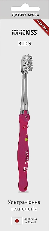 Children's Ionic Toothbrush, pink - Ionickiss Kids — photo N1