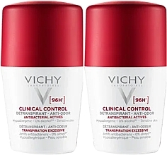 Set - Vichy Clinical Control Deperspirant 96H (deo/roll/2x50ml) — photo N1