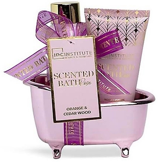 キット - IDC Institute Scented Bath Rose Mini Set (sh/gel/100ml + b/lot/50ml) — photo N1