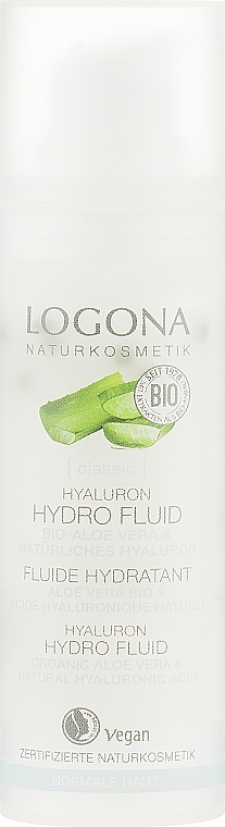 Moisturizing BIO-Hydro-Fluid with Hyaluronic Acid & Aloe - Logona Hyaluron Hydro Fluid — photo N2