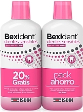 Fragrances, Perfumes, Cosmetics セット - Isdin Bexident Dientes Sensibles Colutorio Duo (mouthwash/2x500ml)